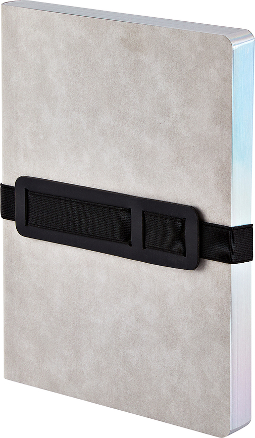 Tečkovaný zápisník Voyager 120 g/m² L 256 stran šedý