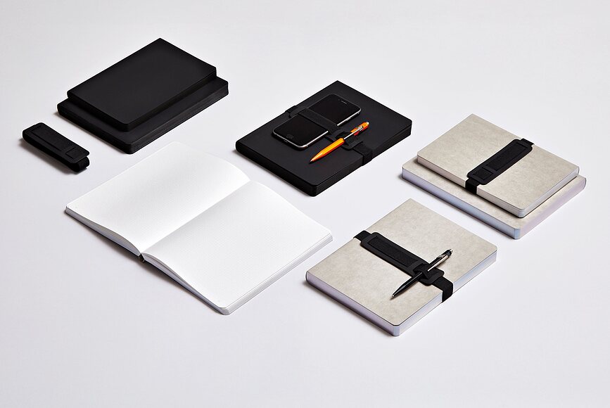 Voyager Carnet à points, L, 256 pages, 120 g/m², noir