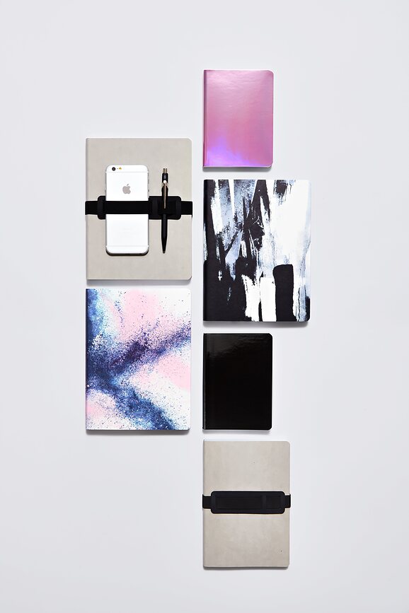 Voyager M Notes s pikami, 176 strani, siv, 120 g/m²