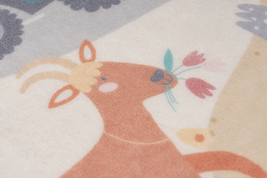 Alfombra infantil Magic Kids 108 Farmhouse, 115 x 160 cm