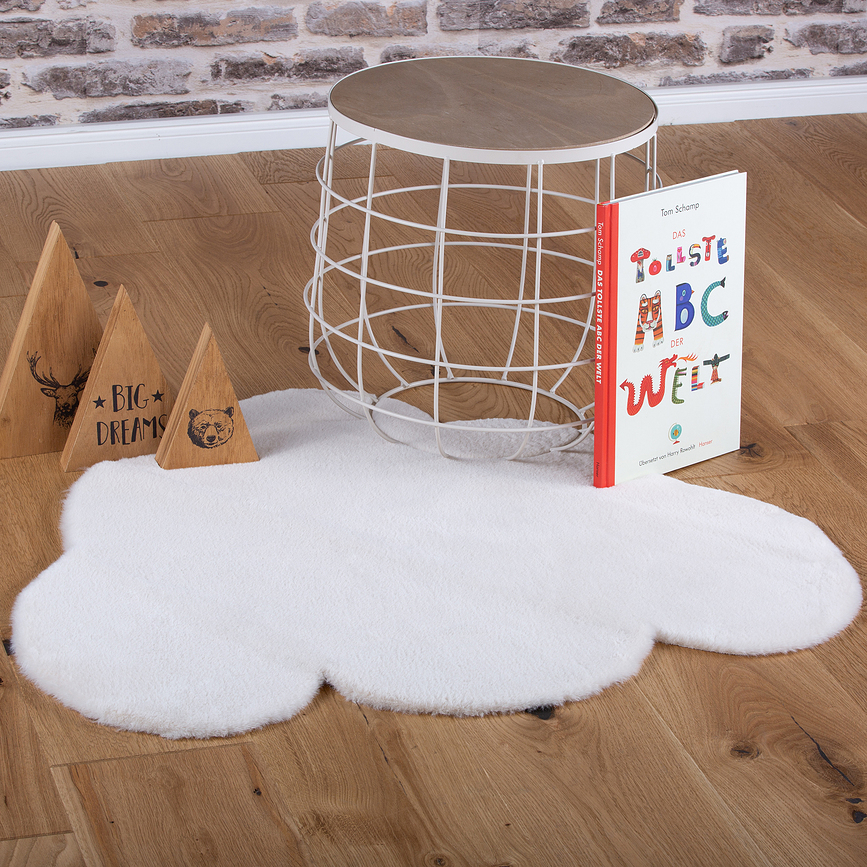 Alfombra Luna, diseño de tortuga, gris