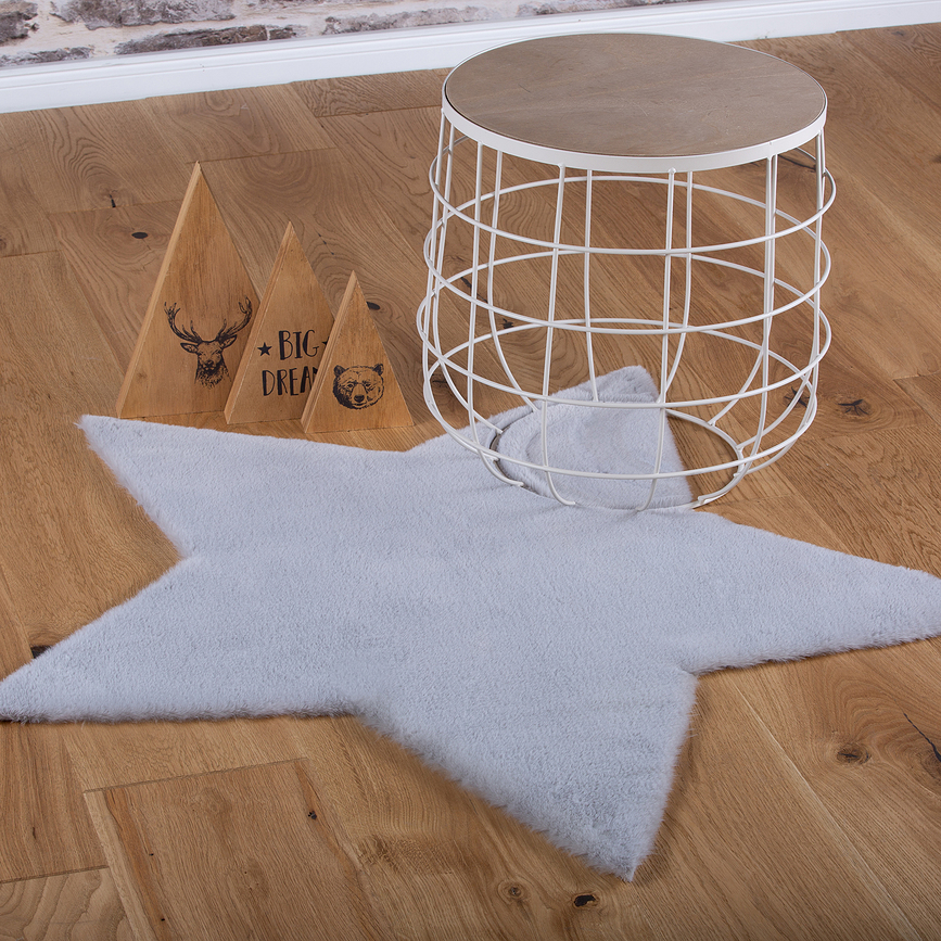 Alfombra Luna, diseño de tortuga, gris