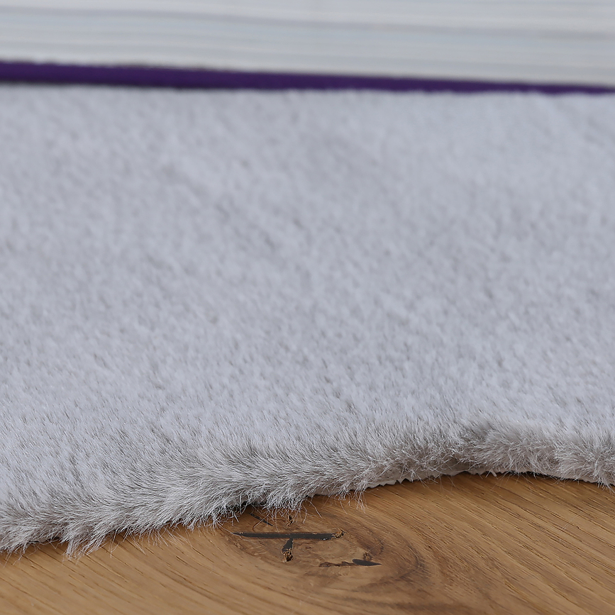 Alfombra Luna, diseño de tortuga, gris