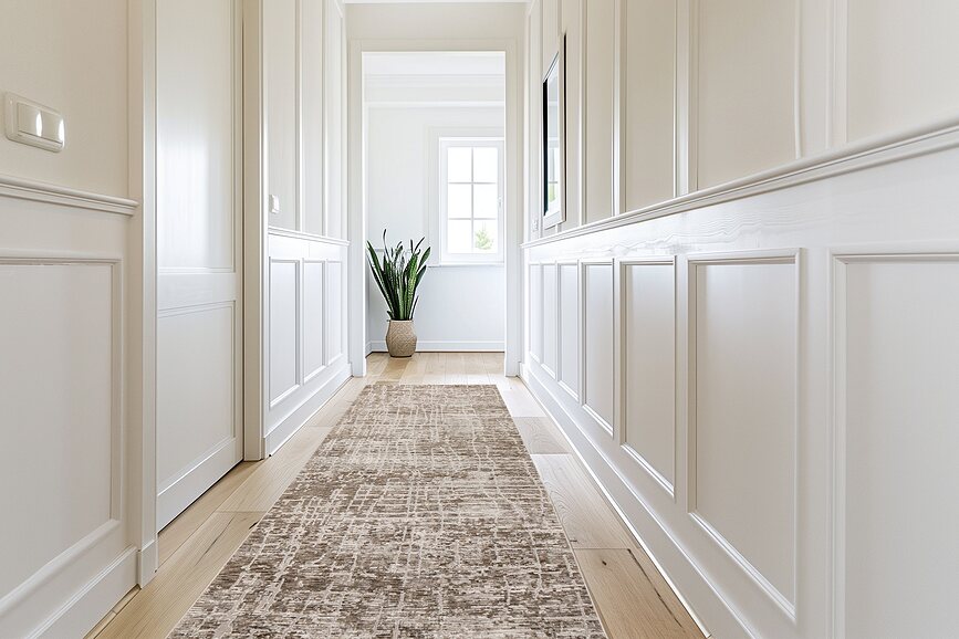 Bella 239 Tapis De Couloir, 80 x 300 cm, crème