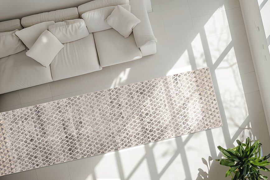 Bella 239 Tepih Staza 80 x 300 cm krem