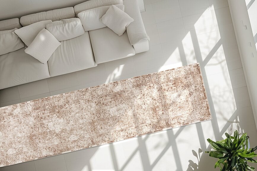 Bella 239 Tepih Staza 80 x 300 cm krem