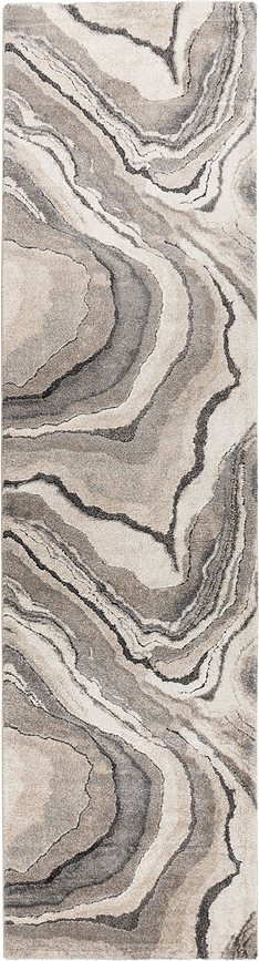 Bologna 461 Tapis de Couloir 80 x 300 cm, gris
