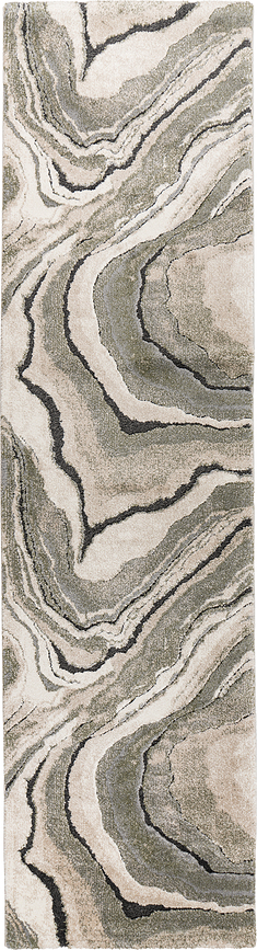 Bologna 461 Tapis de couloir 80 x 300 cm, vert