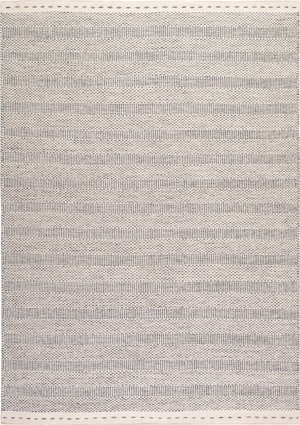 Dywan Jaipur w paski 140 x 200 cm srebrny