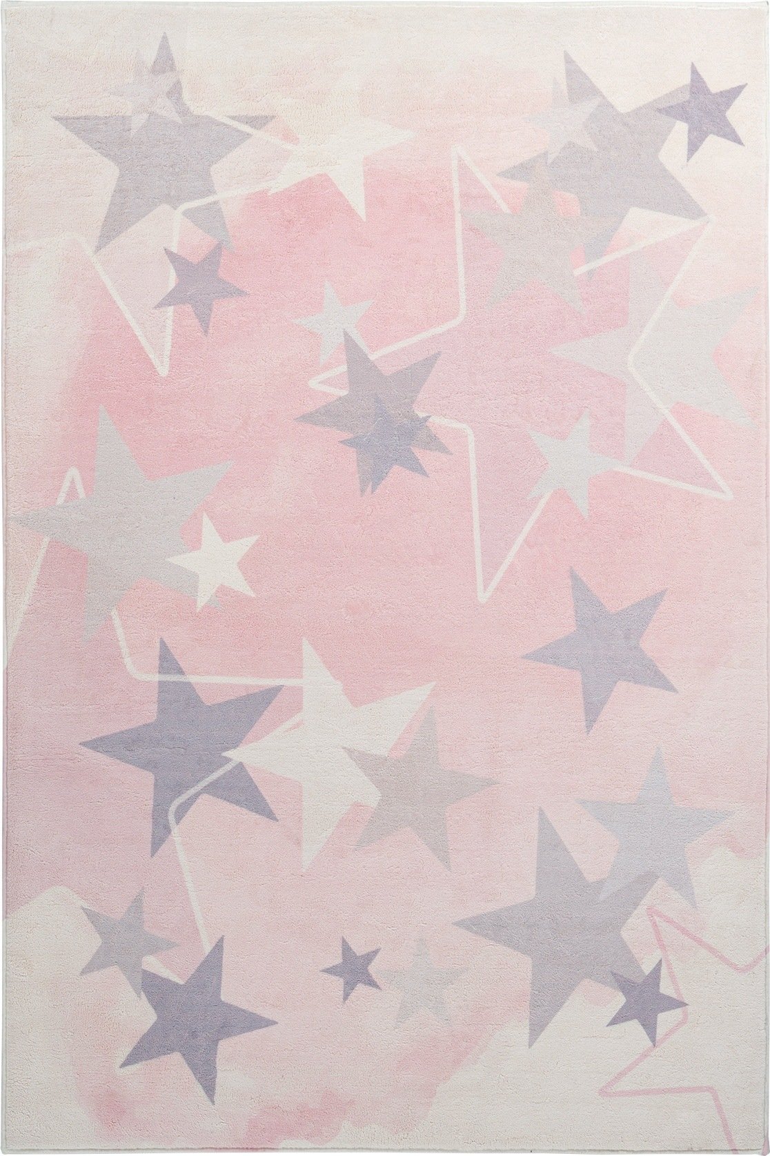 Dywan Stars 410 160 x 230 cm różowy