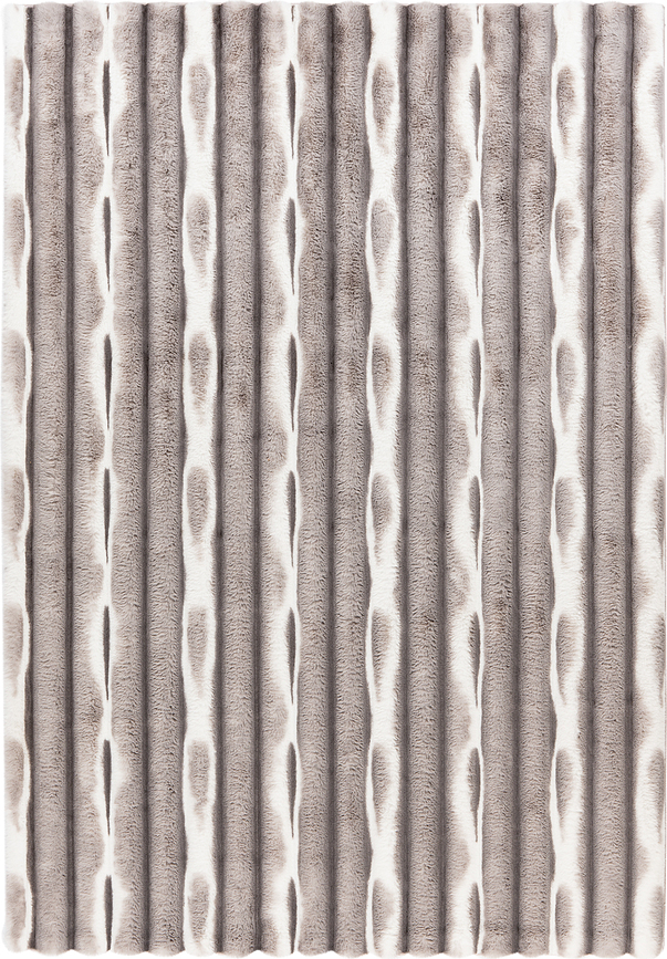 Dywan Waves 60 x 100 cm srebrny