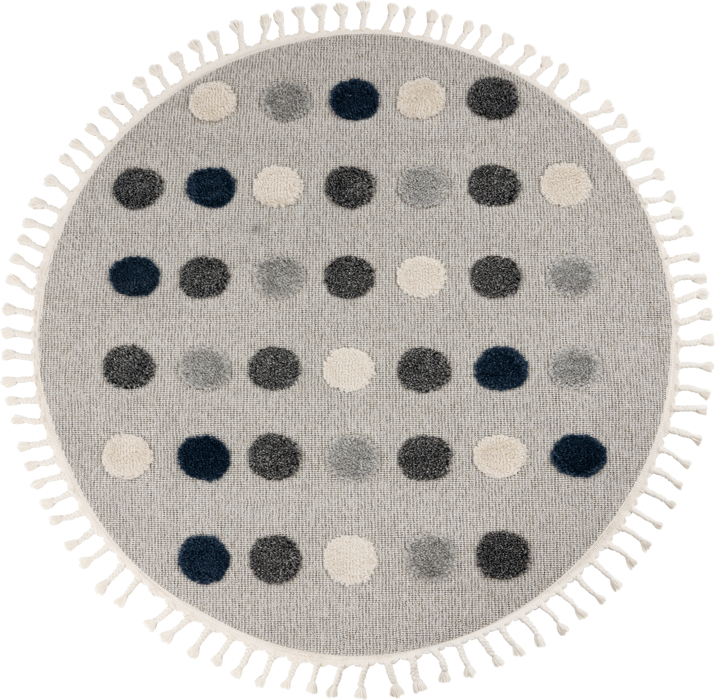 Fano Dots Runder Teppich 133 cm