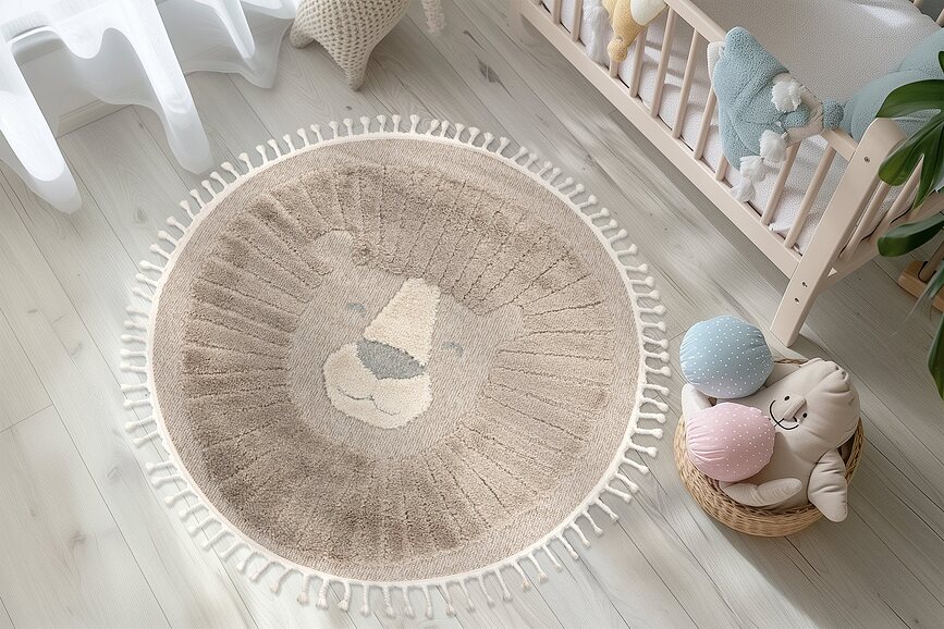 Fano Rabbit Heart Tapis rond, 133 cm