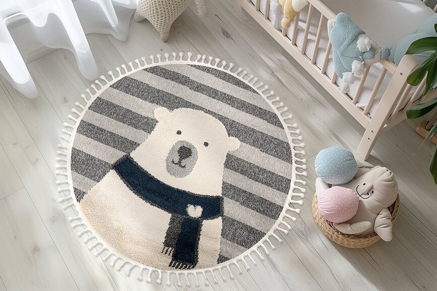 Fano Rabbit Heart Tapis rond, 133 cm