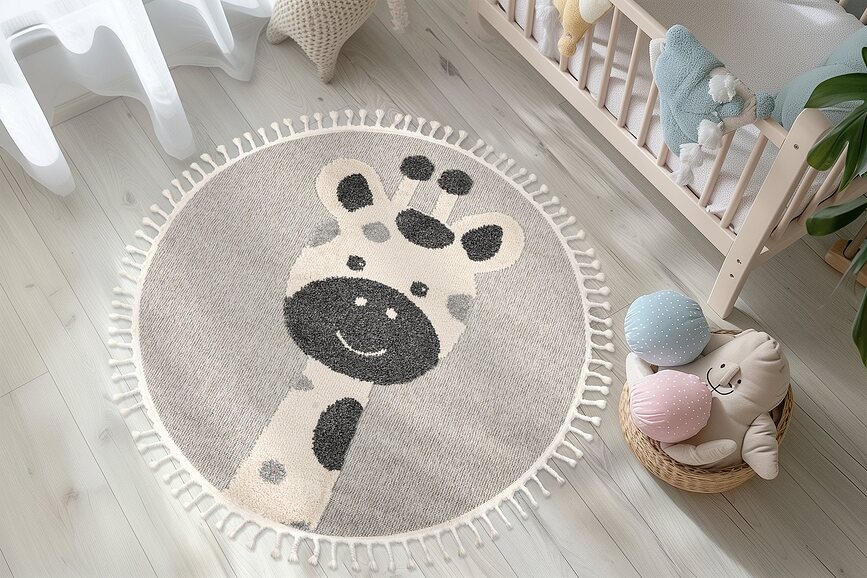 Fano Rabbit Heart Tapis rond, 133 cm