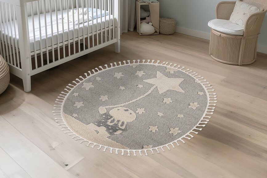 Fano Rabbit Heart Tapis rond, 133 cm