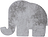 Luna Matta elefant, silver