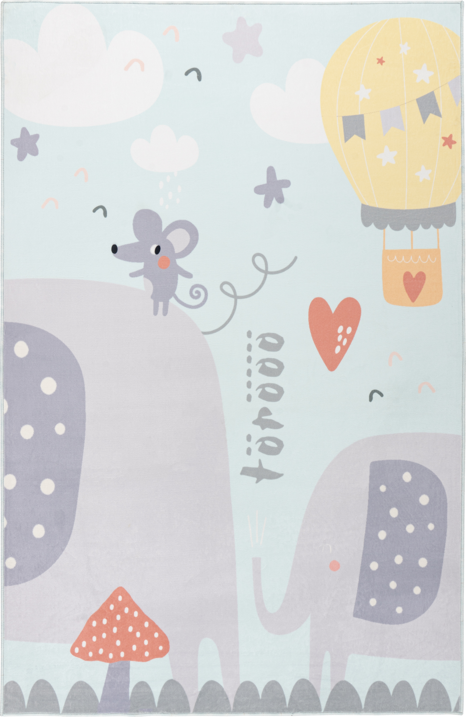 Magic Kids 105 Cute Elephant Teppich 160 x 230 cm