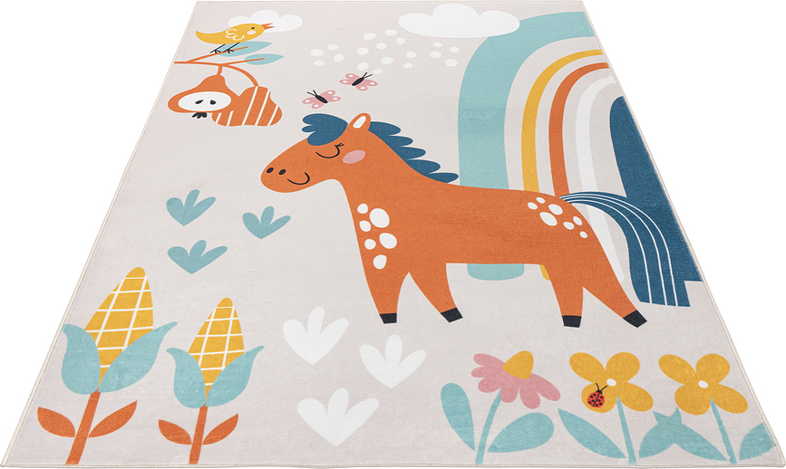 Magic Kids 107 Tapis Cheval Fier, 160 x 230 cm