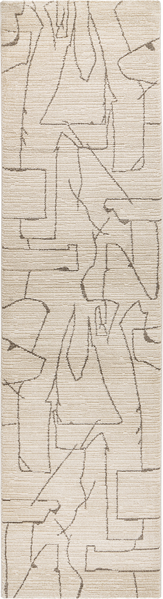 Parma 511 Preproga, 80 x 300 cm, kremna