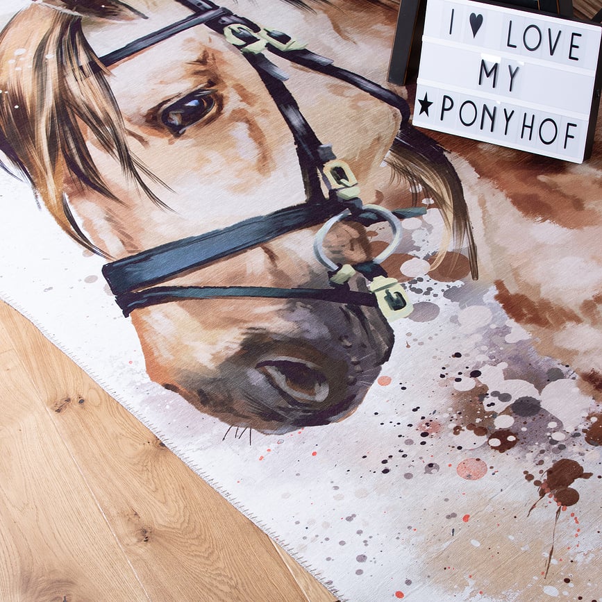 Torino Kids Tapis, motif cheval, 160 x 230 cm