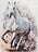 Torino Kids Tapis enfant, motif cheval, 160 x 230 cm, blanc