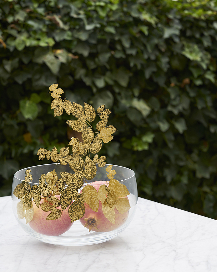 Autumn in NY Coupe en cristal, dorée