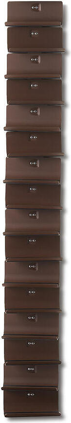 Botellero de pared Ptolomeo, 150 cm, plateado