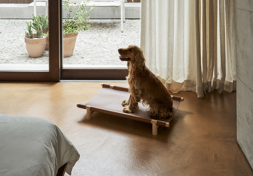 Cama para perro Berberé, marrón