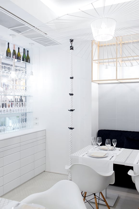 Fijación de Techo para perchero La Cima, plateada