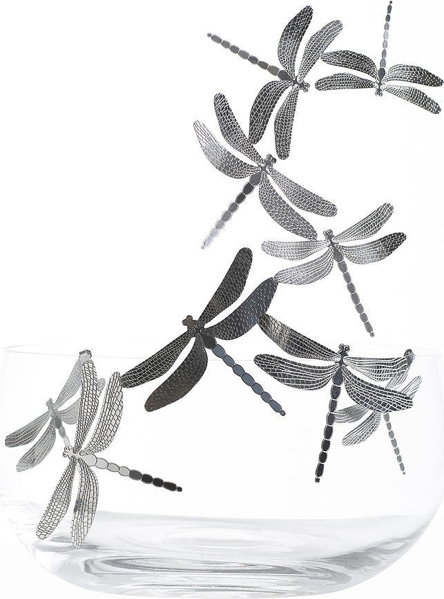 Freedom Zdjela kristalna srebrna