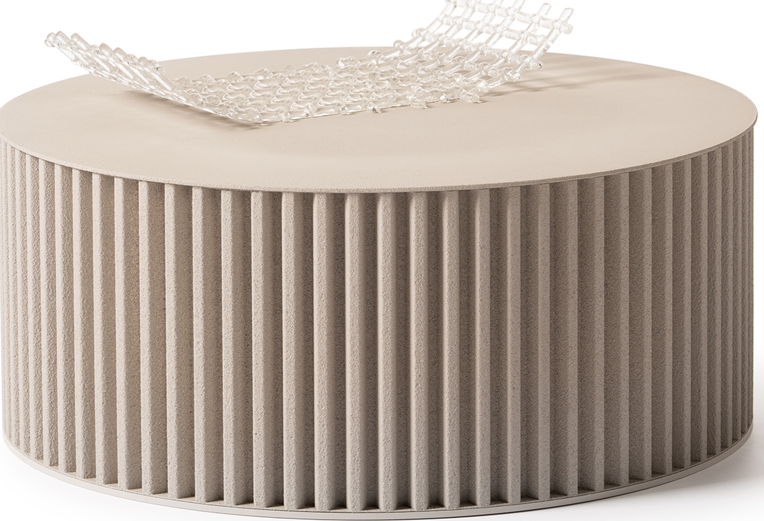 Herclino Kaffeetisch L beige