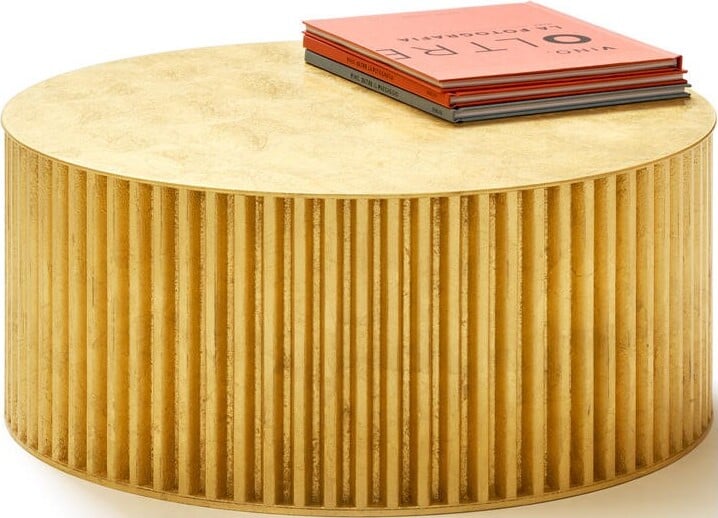 Herclino Kaffeetisch L goldfarben