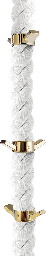 La Cima Anneau à deux crochets pour cintre, argenté