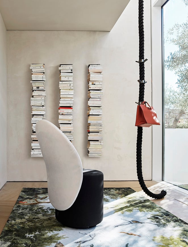 La Cima Vješalica zidna ili stropna bež srebrna