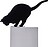 Ombres de Chats 2 Dekoration Katze