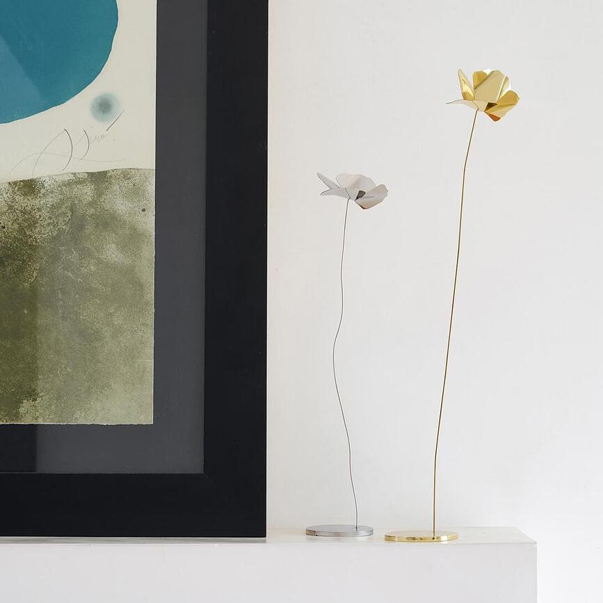 Papavero Delicato Dekoracija, cvet L, zlata