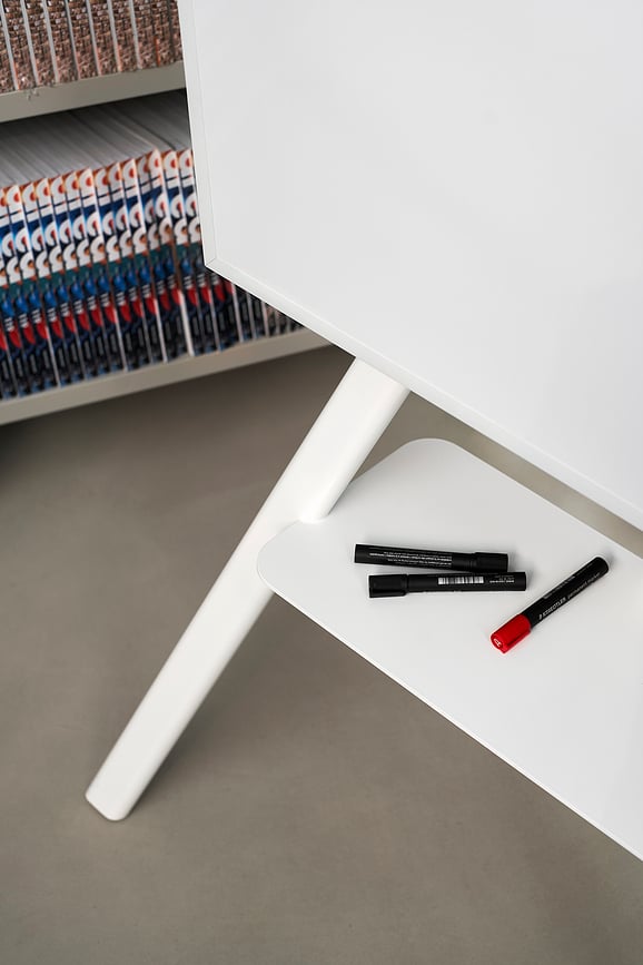 Pizarra magnética Cartesio, blanca