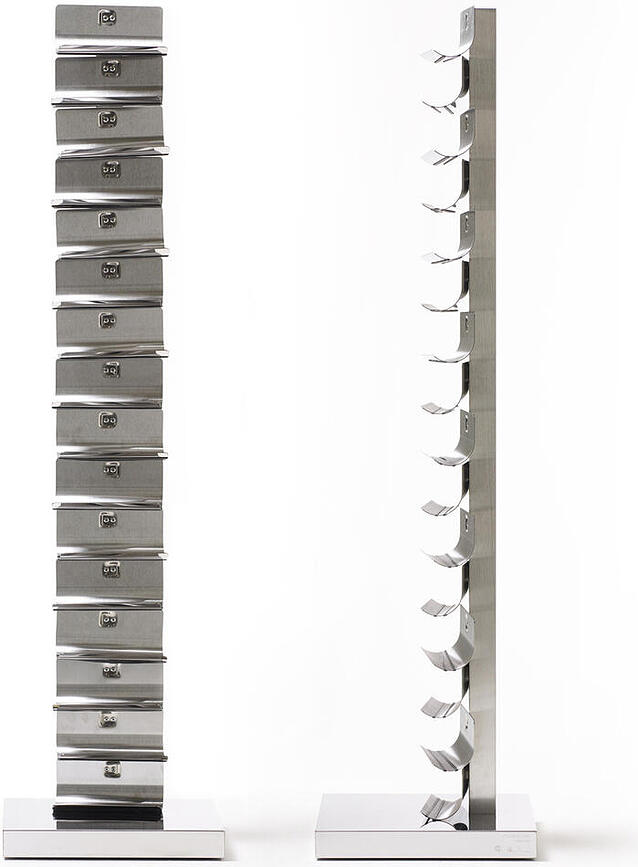 Ptolomeo Σταντ Κρασιών, 155 cm, ασημί