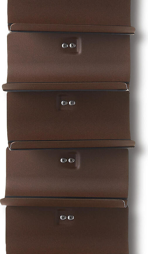 Ptolomeo Βάση Κρασιών τοίχου, 150 εκ, ασημί