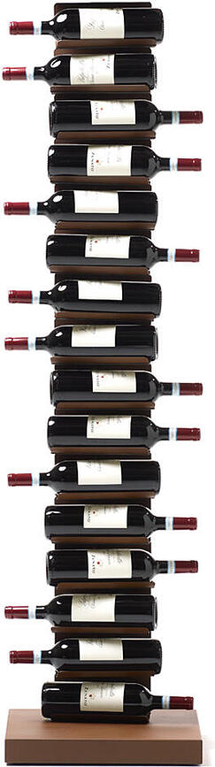 Ptolomeo Stalak za vino 155 cm smeđi