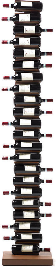 Ptolomeo Stalak za Vino 213 cm smeđi