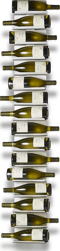 Ptolomeo Stalak za vino zidni 150 cm bijeli