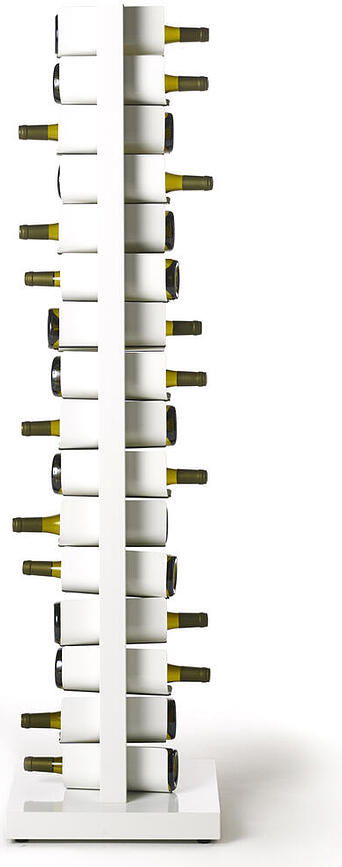 Ptolomeo Stojalo za vino, 155 cm, srebrno