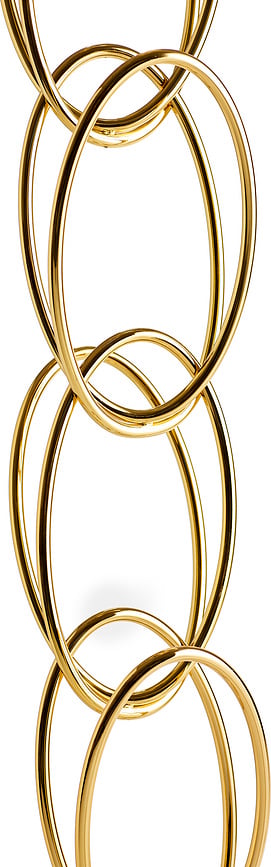 Senzatempo Vješalica modularna stropna zlatni nosač