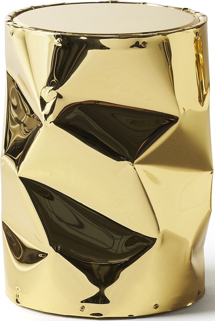 Tab U Beistelltisch 43 cm goldfarben