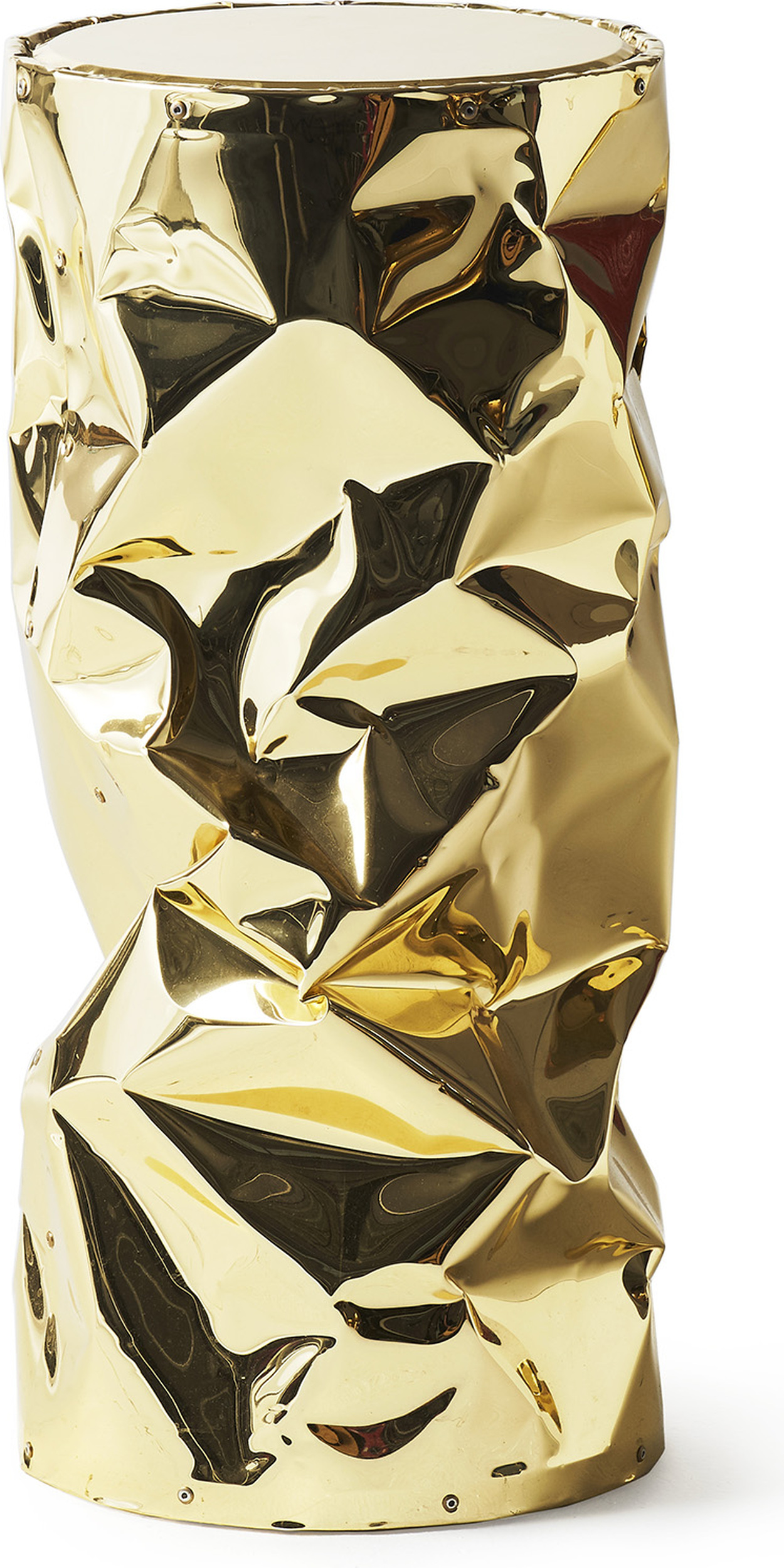 Tab U Beistelltisch 65 cm goldfarben