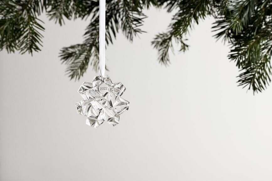 Annual Ornament Nivis Suspension de Noël Étoile, en cristal