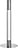 Bougeoir pour bougie classique Lumiere 26,5 cm, argenté