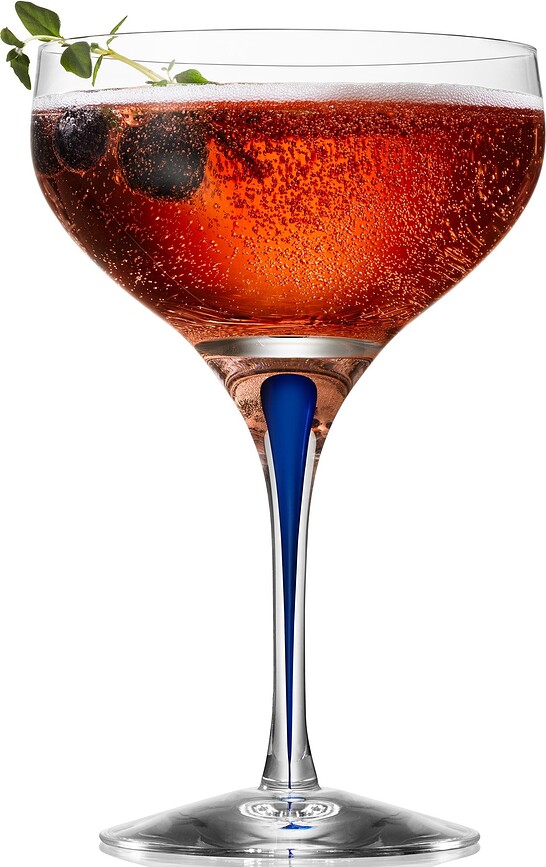 Calice da cocktail Intermezzo 300 ml, blu
